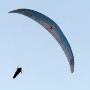 Dare devils take to the air above the Rift Valley at Kerio View, Kenya, photo © by Michael Plagens